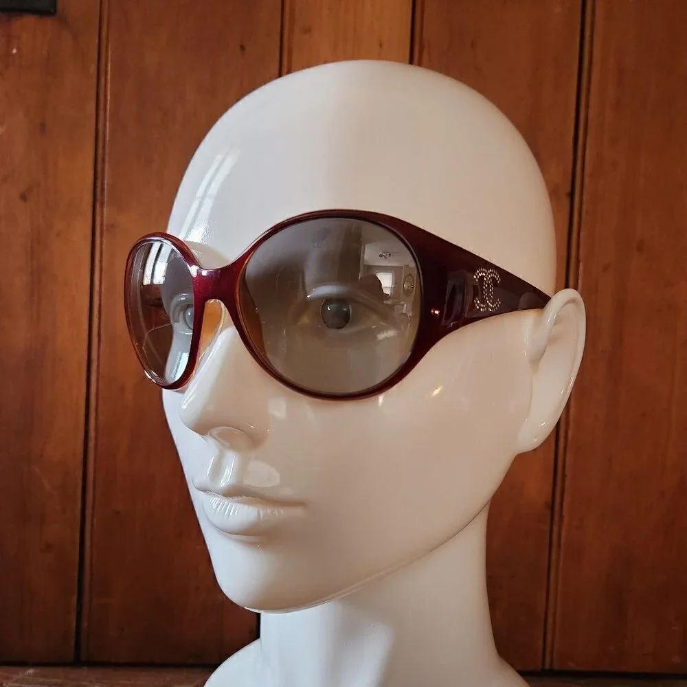 Chanel Monogram CC Sunglasses 6013-B, Authentic